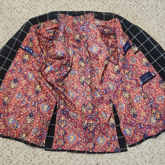 bold sport coat 44R custom Holland & Sherry - Picture 7 of 11